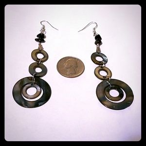 Dangling Circle Earrings